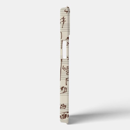 Coques Case-Mate iPhone Notes musicales (Verso / Droite)