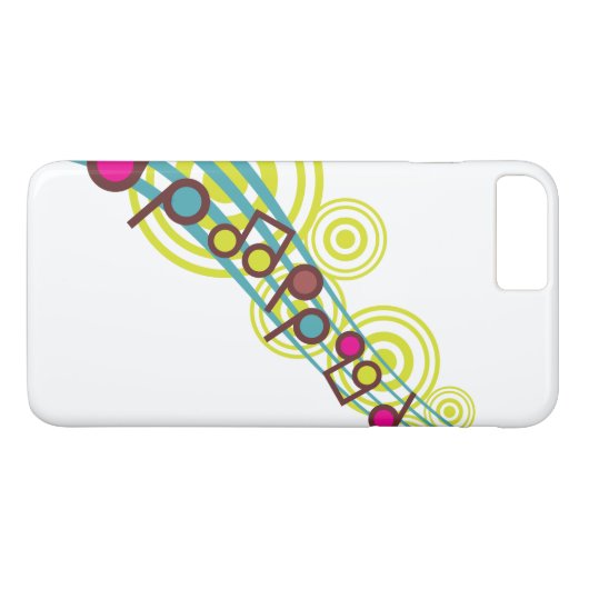 Coques Case-Mate iPhone Notes musicales (Dos (Horizontal))