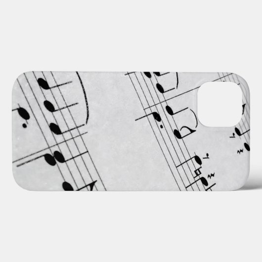 Coques Case-Mate iPhone Notes musicales (Verso (horizontal))