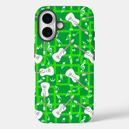 Coques Case-Mate iPhone Notes musicales de Guitare Lines (Verso)