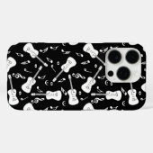 Coques Case-Mate iPhone Notes musicales de Guitare Lines (Verso (horizontal))