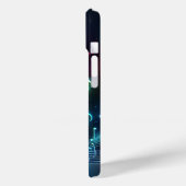 Coques Case-Mate iPhone Notes musicales de Neon (Verso / Gauche)