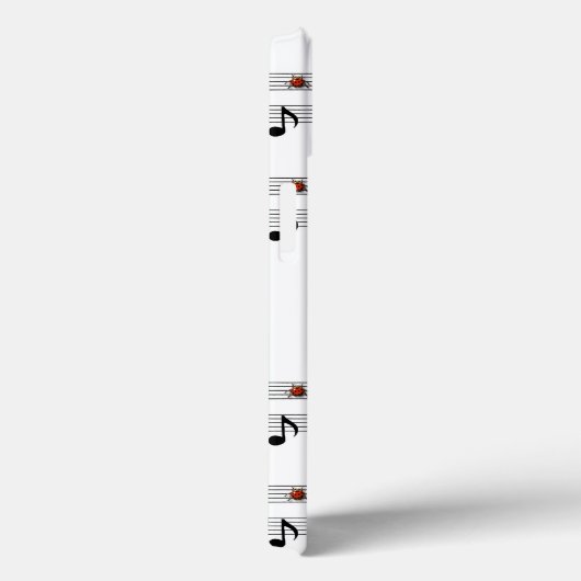 Coques Case-Mate iPhone Notes musicales de nom personnalisé (Verso / Droite)