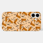 Coques Case-Mate iPhone Notes musicales des Boots de Cowboy (Verso (horizontal))