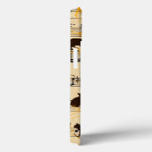 Coques Case-Mate iPhone Notes musicales et chatons (Verso / Droite)