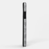 Coques Case-Mate iPhone notes musicales et citation musicale (Dos/Droite)