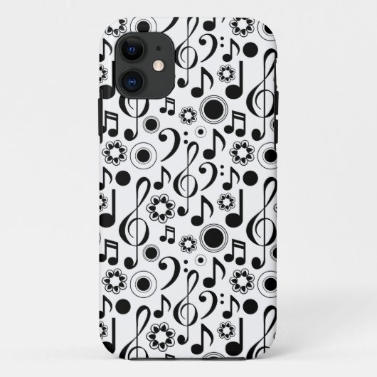 Coques Case-Mate iPhone Notes musicales et Clefs (Dos)