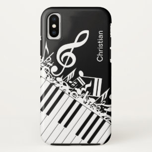 Case-Mate iPhone Case Notes musicales et clés fraîches personnalisées