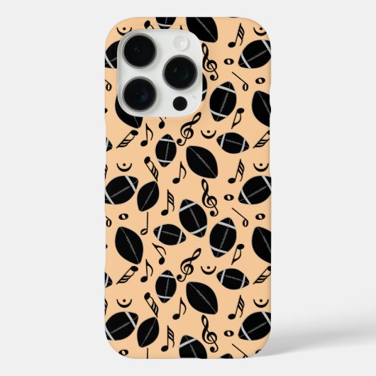 Coques Case-Mate iPhone Notes musicales Footballs (Verso)