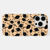 Coques Case-Mate iPhone Notes musicales Footballs (Verso (horizontal))