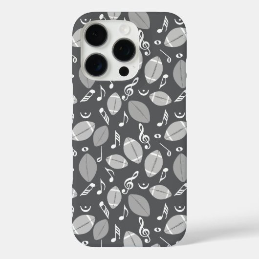 Coques Case-Mate iPhone Notes musicales Footballs (Verso)