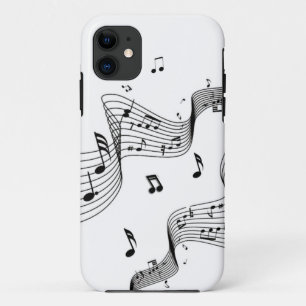 Case-Mate iPhone Case Notes musicales sur le blanc