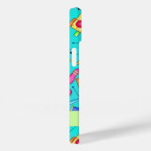 Coques Case-Mate iPhone Notions de couture Nom de l'art Personnaliser Turq (Verso / Droite)