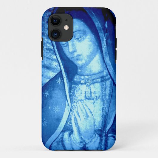 COQUES Case-Mate iPhone NOTRE DAME DE GUADALUPE BLUE (Dos)