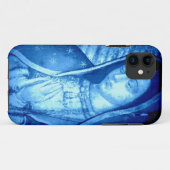 COQUES Case-Mate iPhone NOTRE DAME DE GUADALUPE BLUE (Dos (Horizontal))