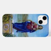 Coques Case-Mate iPhone NOTRE DAME DE LA LUMIÈRE Vierge de l'Immaculée Con (Verso (horizontal))