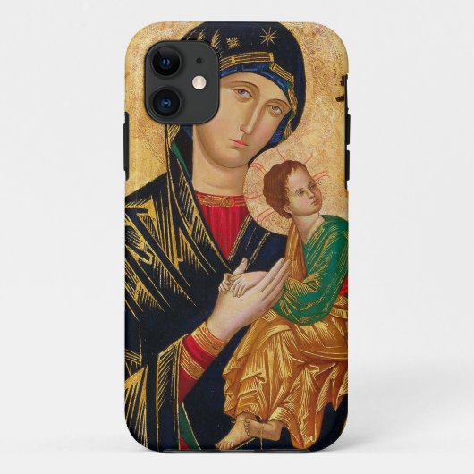 Coques Case-Mate iPhone Notre Dame de l'aide perpétuelle icône Vierge Mari (Dos)