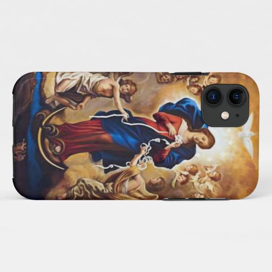 Coques Case-Mate iPhone Notre-Dame qui a des noeuds (Dos (Horizontal))