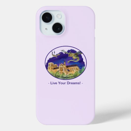 Coques Case-Mate iPhone Notre Dame Téléphone - Dreams (Divers) (Verso)