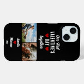 Coques Case-Mate iPhone Notre première Saint Valentin Ensemble 2 Photos No (Verso (horizontal))
