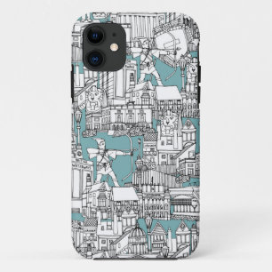 COQUE iPhone 11 NOTTINGHAM BLEU