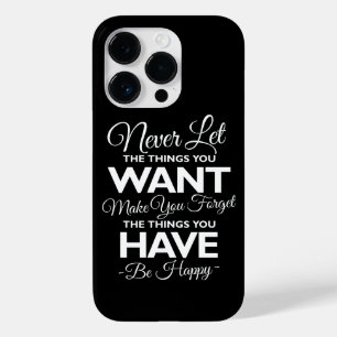 Coque Pour iPhone 14 Pro N'oublie pas ce que tu as été heureux