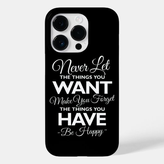 Coques Case-Mate iPhone N'oublie pas ce que tu as été heureux (Verso)