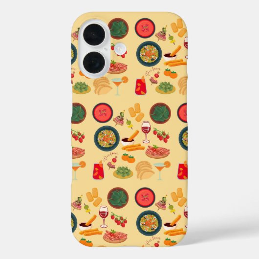 Coques Case-Mate iPhone Nourriture Espagne (Verso)