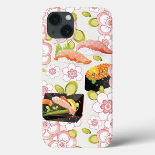 iPhone 13 Case Nourriture japonaise : Motif 2 de sushi