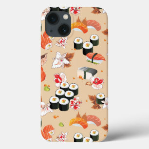 iPhone 13 Coque Nourriture japonaise : Motif 3 de sushi
