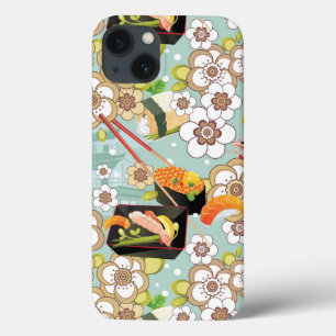 Etui iPhone 13 Nourriture japonaise : Motif 4 de sushi