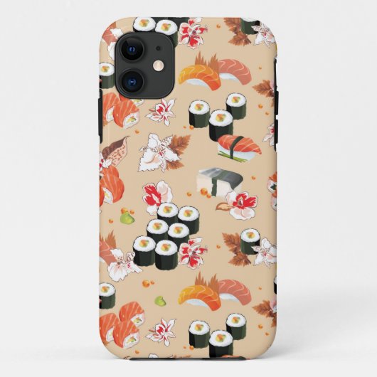 Coques Case-Mate iPhone Nourriture japonaise : Sushi Motif 3 (Dos)