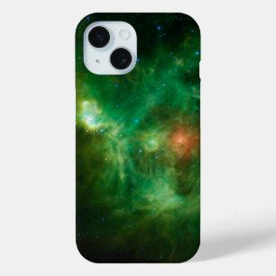 Coque Pour iPhone 15 Nourriture stellaire en vert