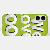 Coques Case-Mate iPhone Nous aimons la nourriture (Verso (horizontal))