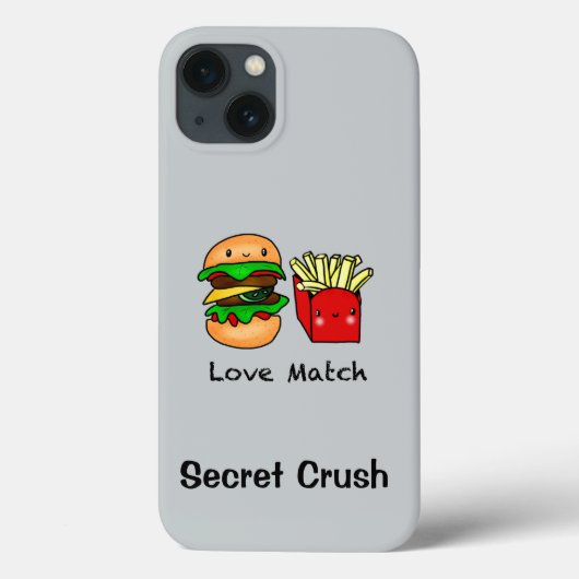 Coques Case-Mate iPhone Nous allons ensemble comme burger et frites person (Verso)