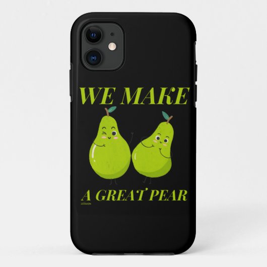 Coques Case-Mate iPhone NOUS FAISONS UNE GRANDE PEAR drôle amour (Dos)
