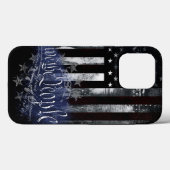 Coques Case-Mate iPhone NOUS LE PEUPLE 13 Étoiles Drapeau industriel améri (Verso (horizontal))