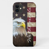 Coques Case-Mate iPhone Nous Le Peuple Drapeau Américain Aigle Royal (Dos)