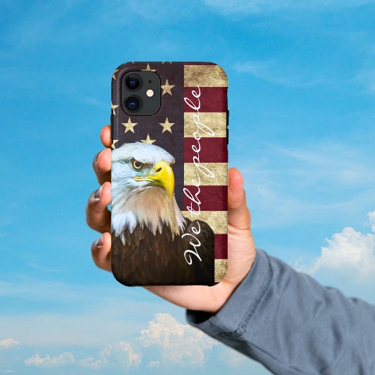 Coques Case-Mate iPhone Nous Le Peuple Drapeau Américain Aigle Royal