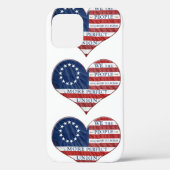 Coques Case-Mate iPhone Nous Le Peuple Le Coeur Du Drapeau Américain (Verso)
