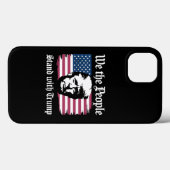 Coques Case-Mate iPhone Nous, Le Peuple, Sommes Avec Le Soutien De Donald (Verso (horizontal))