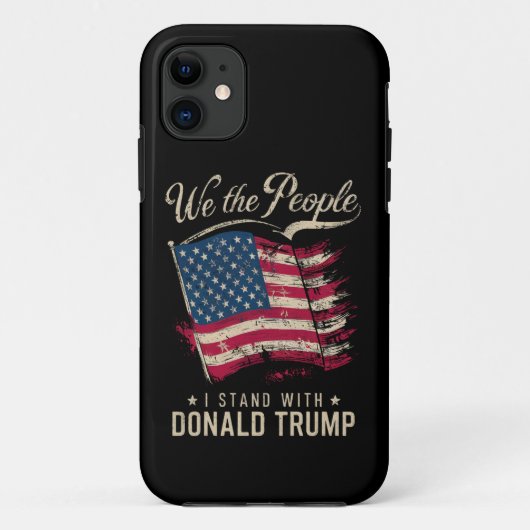 Coques Case-Mate iPhone Nous, Les Gens Avec Qui Je Suis Conjoint À Donald (Dos)