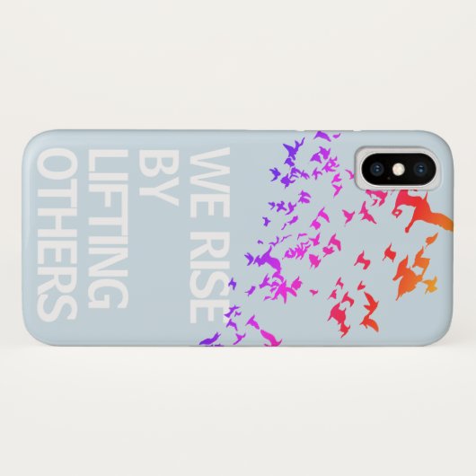 Coques Case-Mate iPhone Nous Montons En Levant Les Autres (Dos (Horizontal))