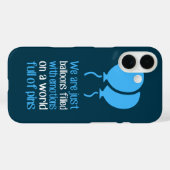 Coques Case-Mate iPhone Nous ne sommes que des ballons (Verso (horizontal))