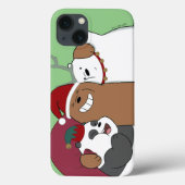 Coques Case-Mate iPhone Nous Ours Nus - Bonnes Fêtes (Verso)