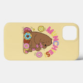 Coques Case-Mate iPhone Nous Ours Nus - Grizz Donut Munchies! (Verso (horizontal))