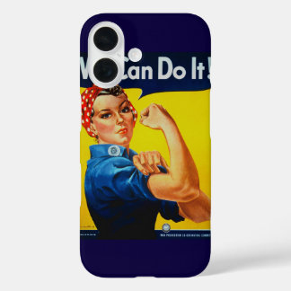 Coques iPhone 16 Nous pouvons le faire Rosie le Riveter