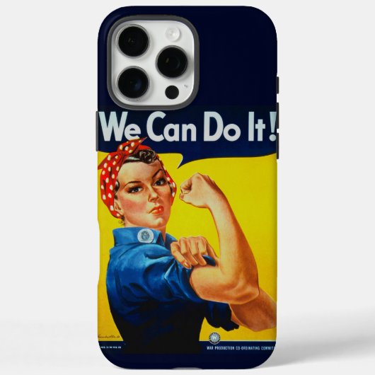 Coques Case-Mate iPhone Nous pouvons le faire Rosie le Riveter (Verso)