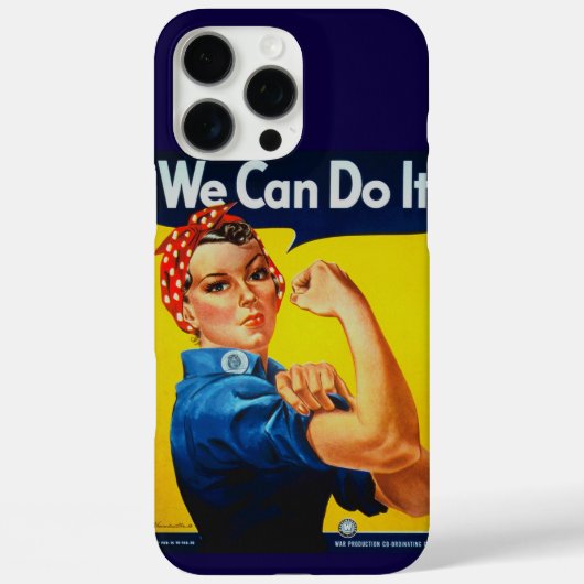 Coques Case-Mate iPhone Nous pouvons le faire Rosie le Riveter (Verso)