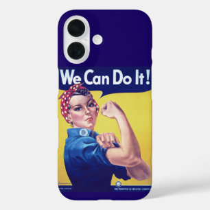 Coques iPhone 16 Nous pouvons le faire Rosie le Riveter États-Unis
